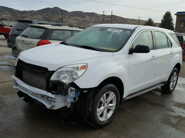 2CNALBECXB6311306 - 2011 CHEVROLET EQUINOX LS WHITE photo 2