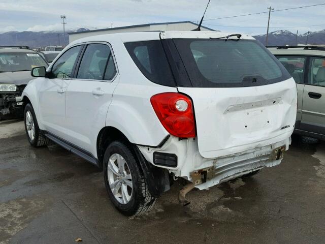 2CNALBECXB6311306 - 2011 CHEVROLET EQUINOX LS WHITE photo 3