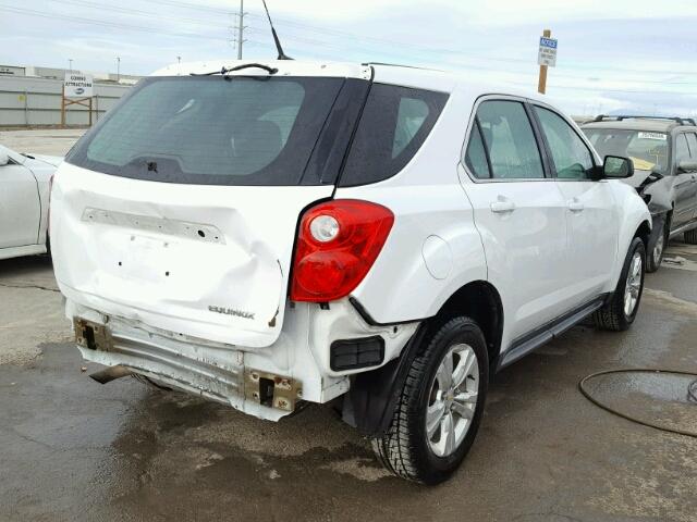 2CNALBECXB6311306 - 2011 CHEVROLET EQUINOX LS WHITE photo 4