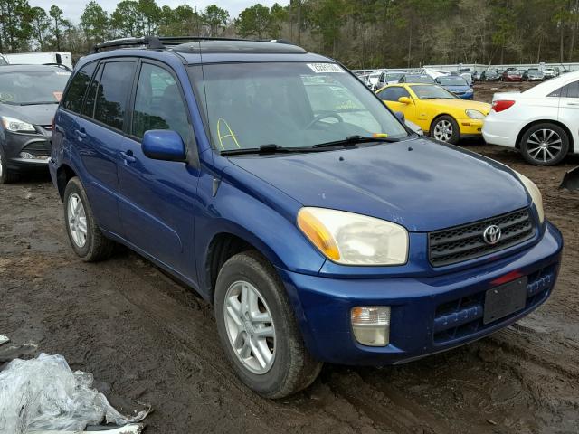 JTEGH20V320075563 - 2002 TOYOTA RAV4 BLUE photo 1