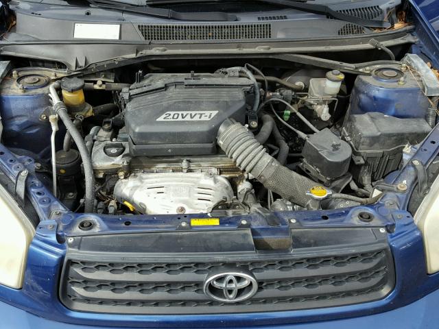 JTEGH20V320075563 - 2002 TOYOTA RAV4 BLUE photo 7