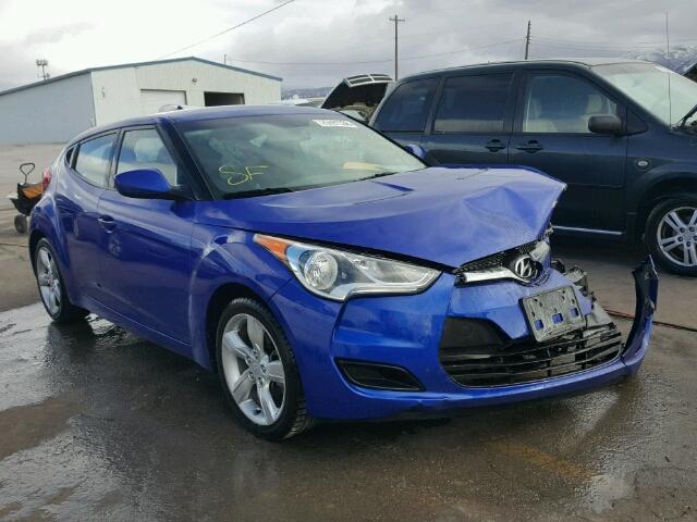 KMHTC6AD4EU216955 - 2014 HYUNDAI VELOSTER B BLUE photo 1