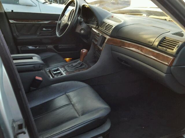 WBAGH83411DP18796 - 2001 BMW 740 IL SILVER photo 5