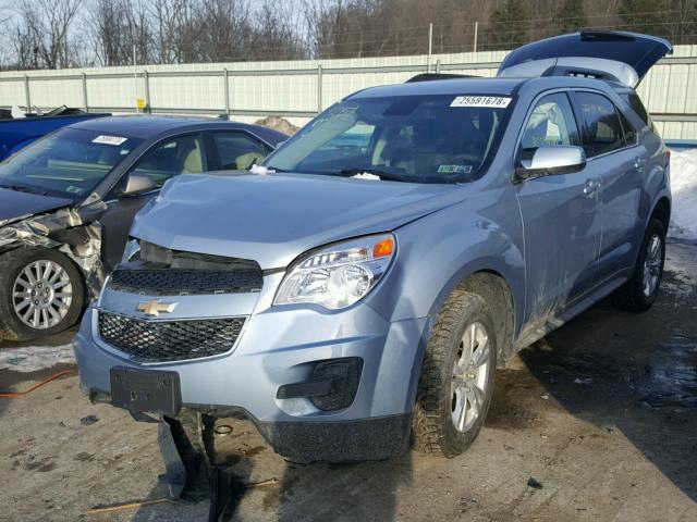 2GNALBEK0F6295237 - 2015 CHEVROLET EQUINOX LT BLUE photo 2