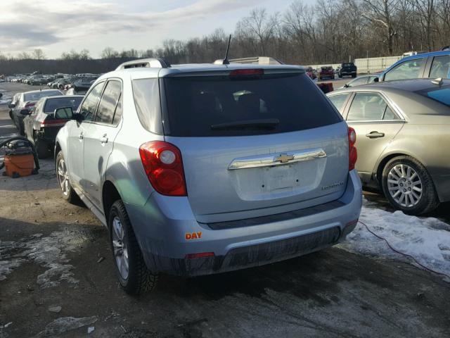 2GNALBEK0F6295237 - 2015 CHEVROLET EQUINOX LT BLUE photo 3