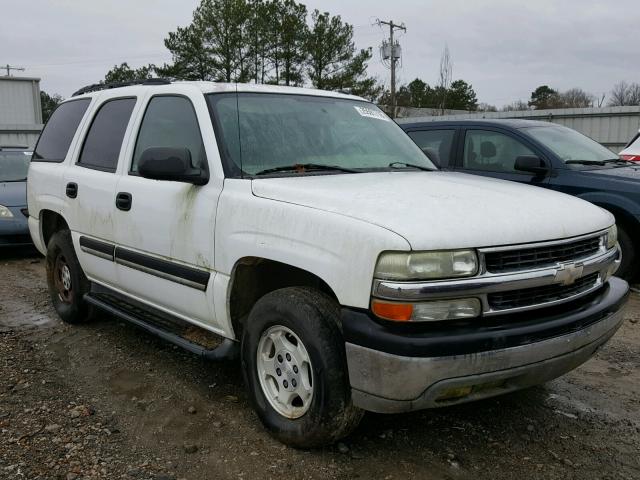 1GNEC13T75R120719 - 2005 CHEVROLET TAHOE C150 WHITE photo 1