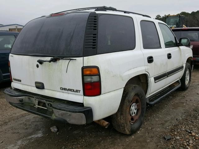 1GNEC13T75R120719 - 2005 CHEVROLET TAHOE C150 WHITE photo 4