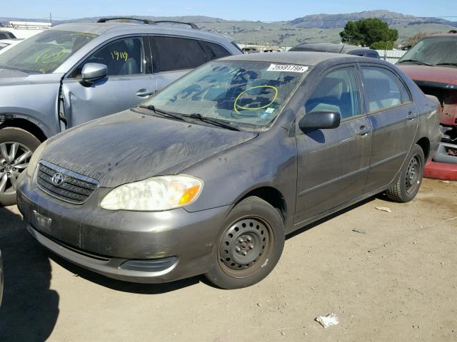 1NXBR32E75Z419449 - 2005 TOYOTA COROLLA CE GRAY photo 2