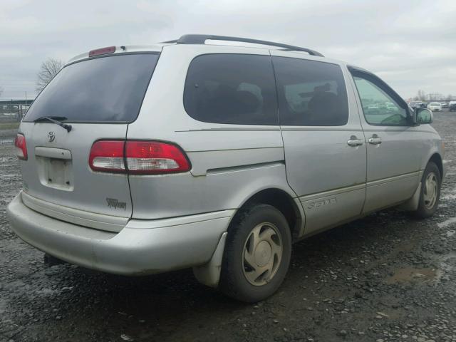 4T3ZF13C43U516900 - 2003 TOYOTA SIENNA LE SILVER photo 4