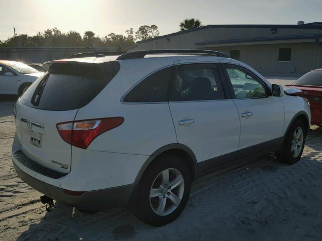 KM8NU4CC3BU165314 - 2011 HYUNDAI VERACRUZ G WHITE photo 4