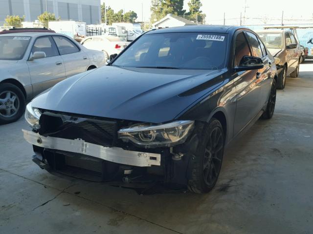 WBA8B7C53GK703648 - 2016 BMW 340 XI BLACK photo 2