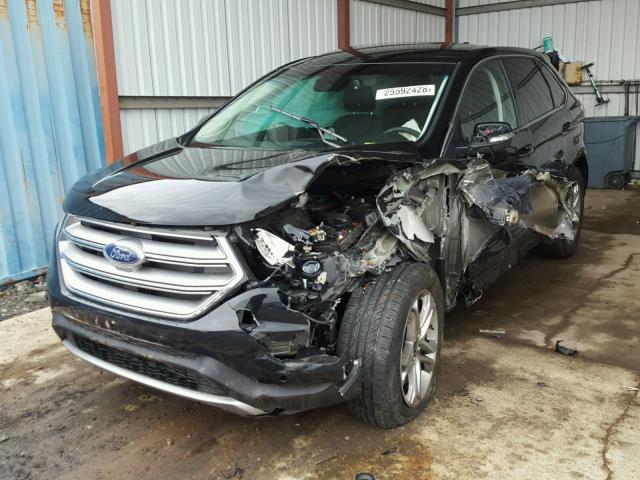 2FMPK4K86GBB09277 - 2016 FORD EDGE TITAN BLACK photo 2