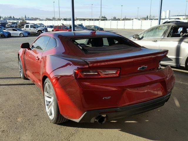 1G1FB1RX4H0151292 - 2017 CHEVROLET CAMARO LT RED photo 3