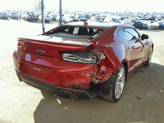 1G1FB1RX4H0151292 - 2017 CHEVROLET CAMARO LT RED photo 4