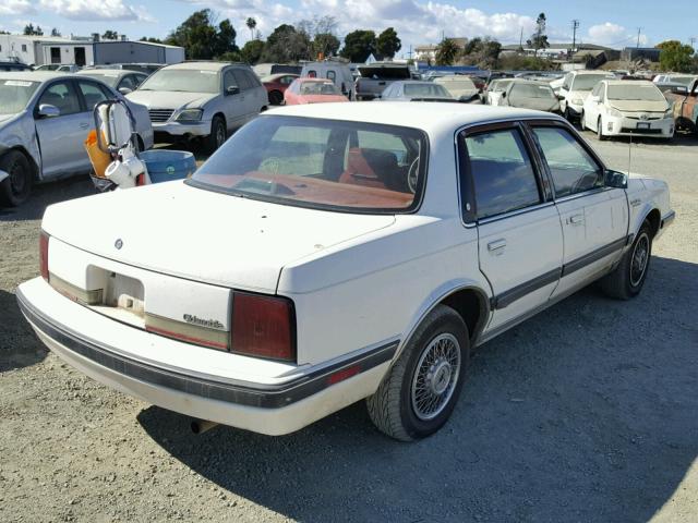 1G3AM54N7L6310692 - 1990 OLDSMOBILE CUTLASS CI WHITE photo 4