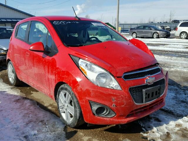 KL8CA6S97DC570678 - 2013 CHEVROLET SPARK LS RED photo 1