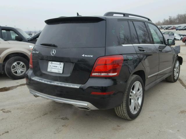 WDCGG8JB3DG072830 - 2013 MERCEDES-BENZ GLK 350 4M BLACK photo 4