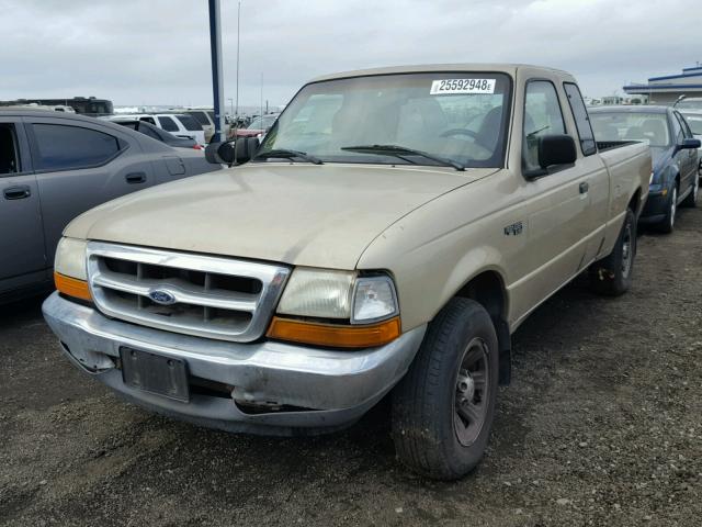 1FTYR14VXYTB12559 - 2000 FORD RANGER SUP GOLD photo 2