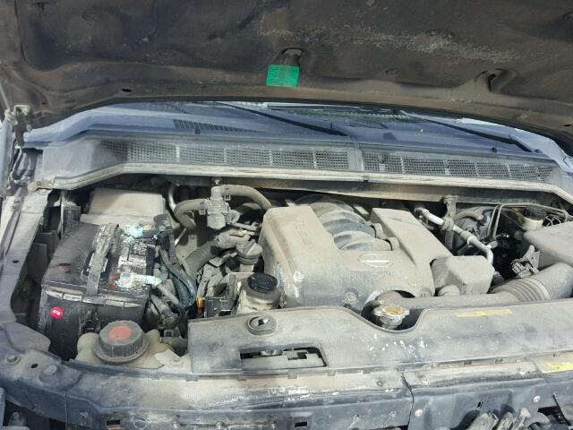 1N6AA06A94N515019 - 2004 NISSAN TITAN XE GRAY photo 7