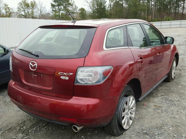 JM3ER2A53B0391530 - 2011 MAZDA CX-7 MAROON photo 4