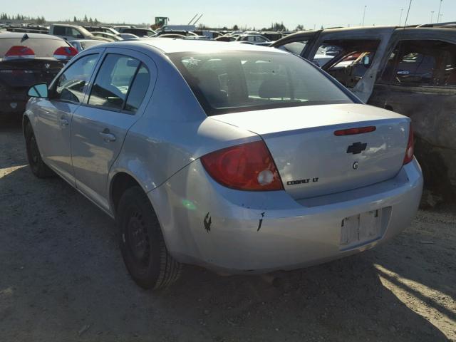 1G1AL58F187327150 - 2008 CHEVROLET COBALT LT SILVER photo 3