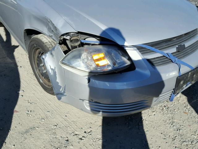 1G1AL58F187327150 - 2008 CHEVROLET COBALT LT SILVER photo 9