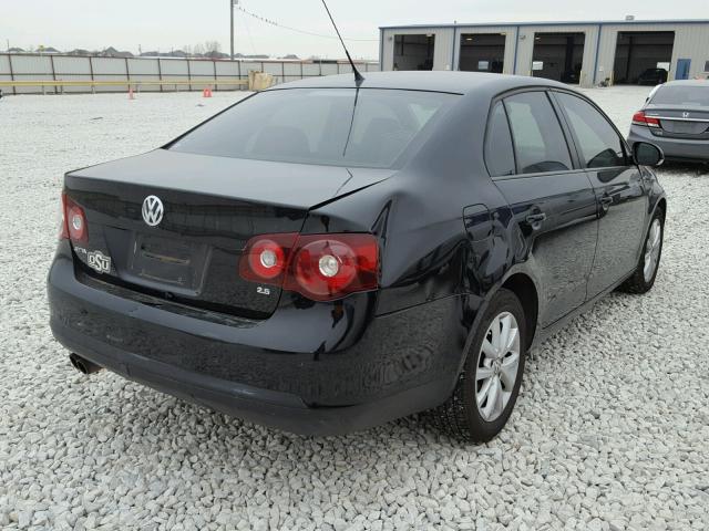 3VWJX7AJ7AM048459 - 2010 VOLKSWAGEN JETTA S BLACK photo 4