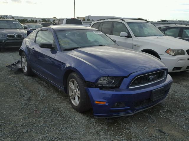 1ZVBP8AM8E5301871 - 2014 FORD MUSTANG BLUE photo 1