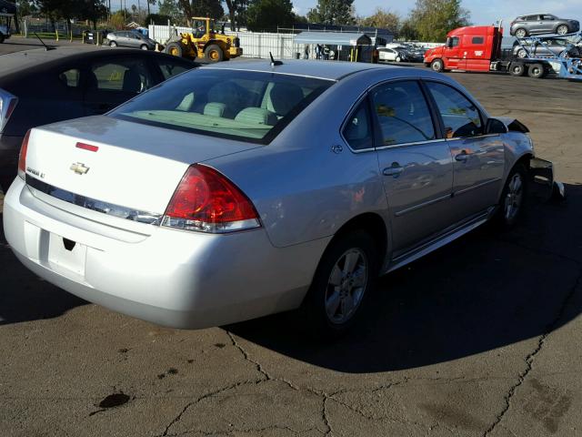 2G1WT57N391140067 - 2009 CHEVROLET IMPALA 1LT SILVER photo 4