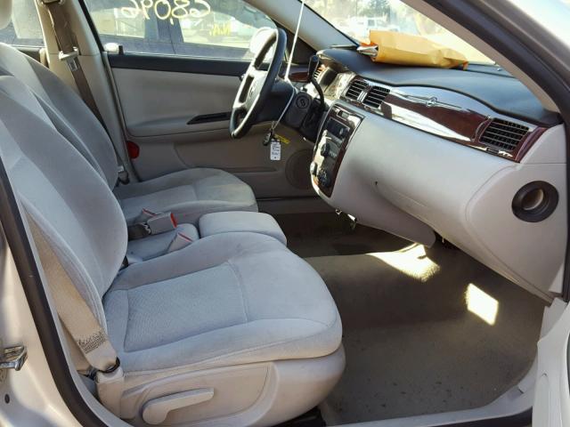 2G1WT57N391140067 - 2009 CHEVROLET IMPALA 1LT SILVER photo 5