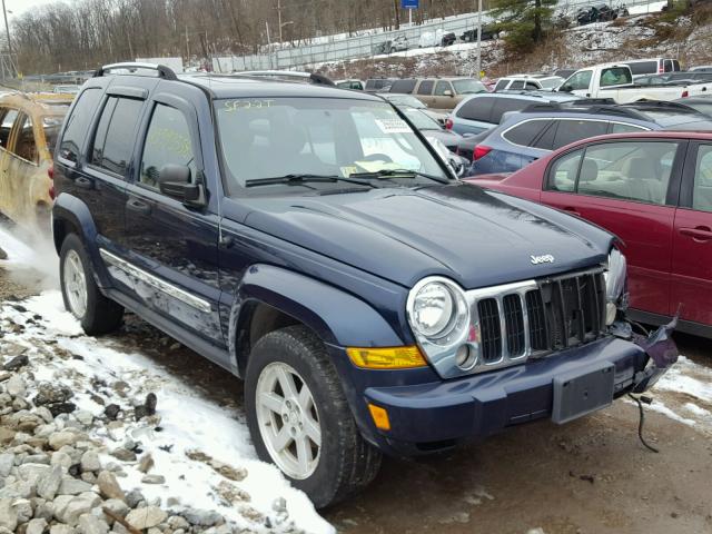 1J8GL58K06W238079 - 2006 JEEP LIBERTY LI BLUE photo 1