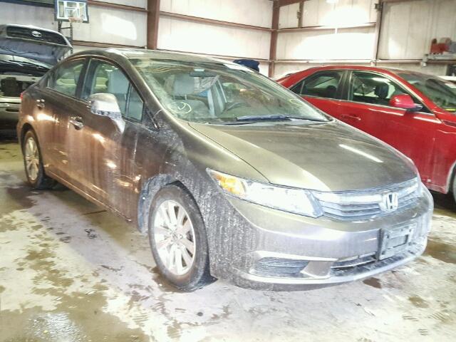 19XFB2F89CE029909 - 2012 HONDA CIVIC EX ნაცრისფერი ფოტო 1