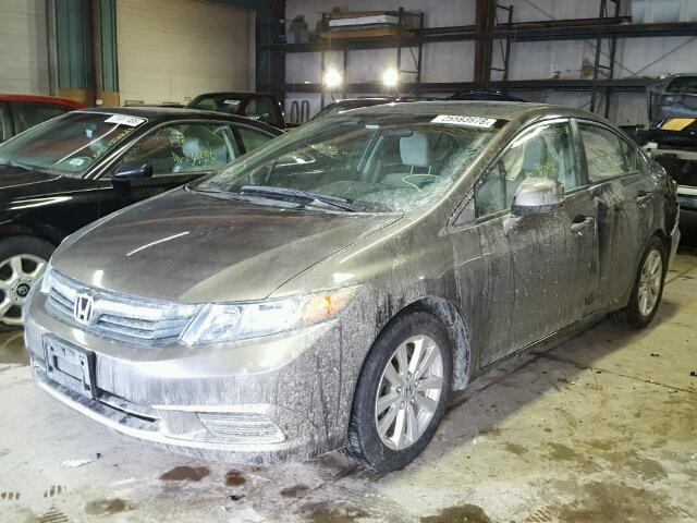 19XFB2F89CE029909 - 2012 HONDA CIVIC EX GRAY photo 2