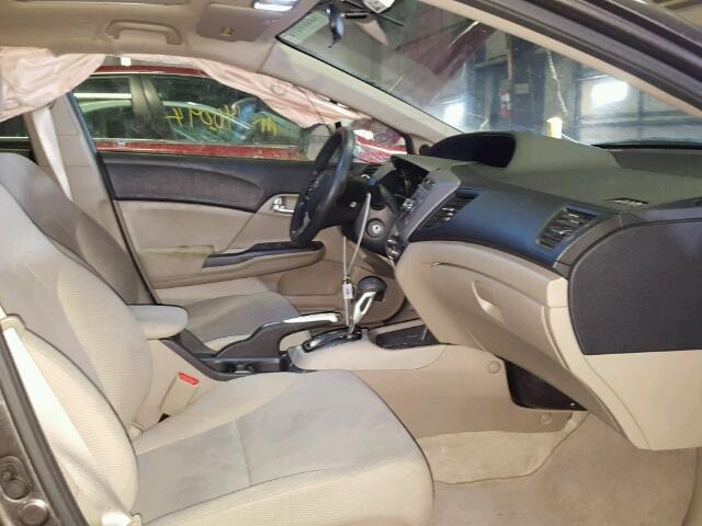 19XFB2F89CE029909 - 2012 HONDA CIVIC EX ნაცრისფერი ფოტო 5