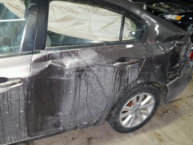 19XFB2F89CE029909 - 2012 HONDA CIVIC EX ნაცრისფერი ფოტო 9