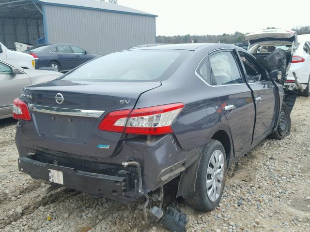 3N1AB7AP8EL677054 - 2014 NISSAN SENTRA S CHARCOAL photo 4