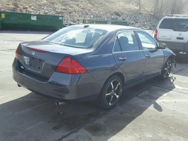 1HGCM66547A002542 - 2007 HONDA ACCORD EX BLACK photo 4