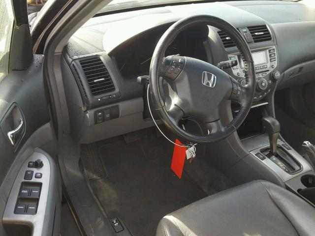 1HGCM66547A002542 - 2007 HONDA ACCORD EX BLACK photo 9