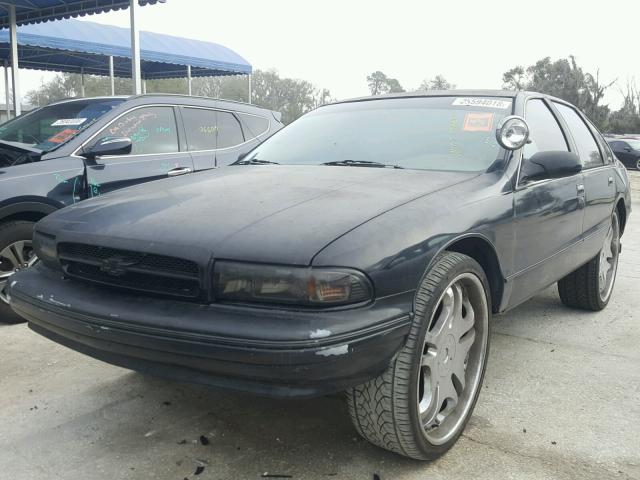 1G1BL52P8SR172209 - 1995 CHEVROLET CAPRICE BLACK photo 2