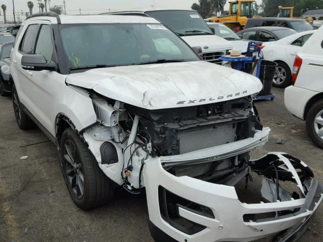 1FM5K7D86HGD21483 - 2017 FORD EXPLORER X WHITE photo 1