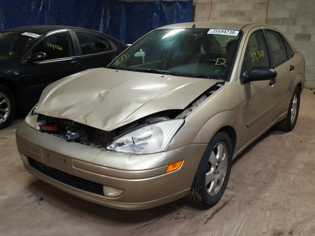 1FAFP38301W303127 - 2001 FORD FOCUS ZTS GOLD photo 2