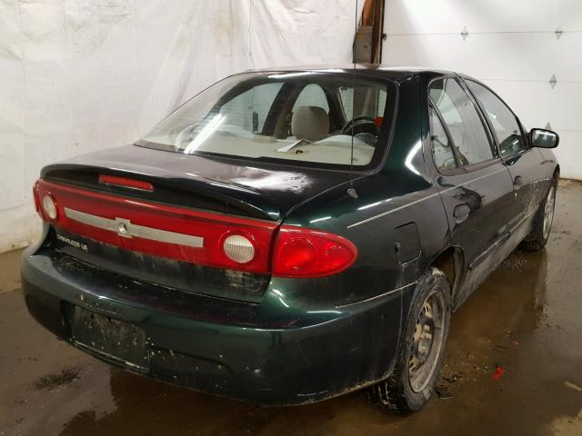 1G1JF52F737326738 - 2003 CHEVROLET CAVALIER L GREEN photo 4