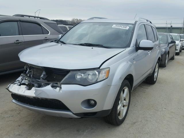 JA4MT41XX8Z008930 - 2008 MITSUBISHI OUTLANDER SILVER photo 2