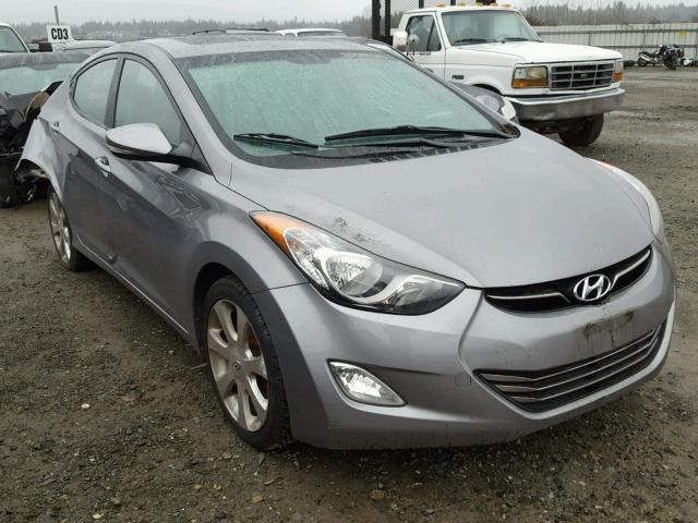 KMHDH4AE4CU212887 - 2012 HYUNDAI ELANTRA GL GRAY photo 1