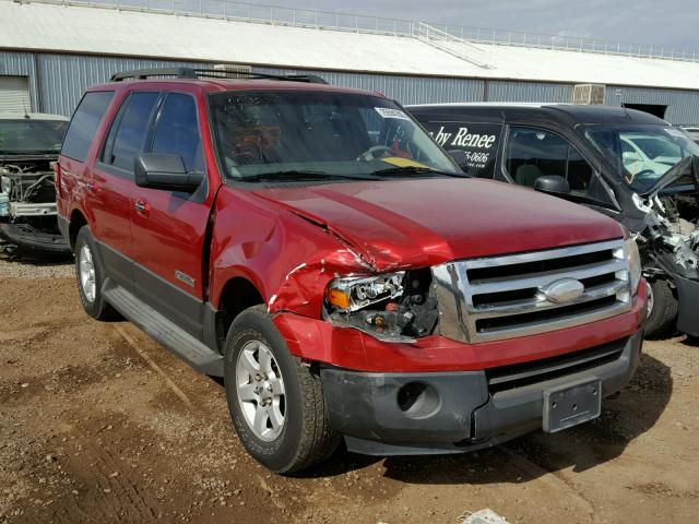 1FMFU16567LA35055 - 2007 FORD EXPEDITION RED photo 1