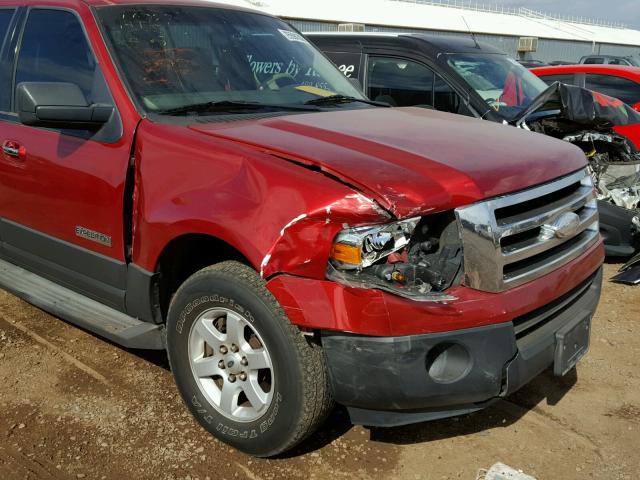 1FMFU16567LA35055 - 2007 FORD EXPEDITION RED photo 9