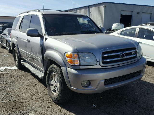 5TDBT48A61S032907 - 2001 TOYOTA SEQUOIA LI SILVER photo 1