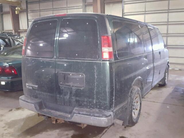 1GNFG154791168370 - 2009 CHEVROLET EXPRESS G1 GREEN photo 4