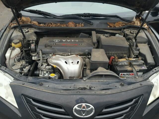 4T1BE46K58U229963 - 2008 TOYOTA CAMRY CE BLACK photo 7