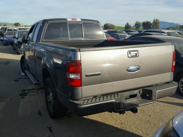 1FTPX12547KC43740 - 2007 FORD F150 CHARCOAL photo 3